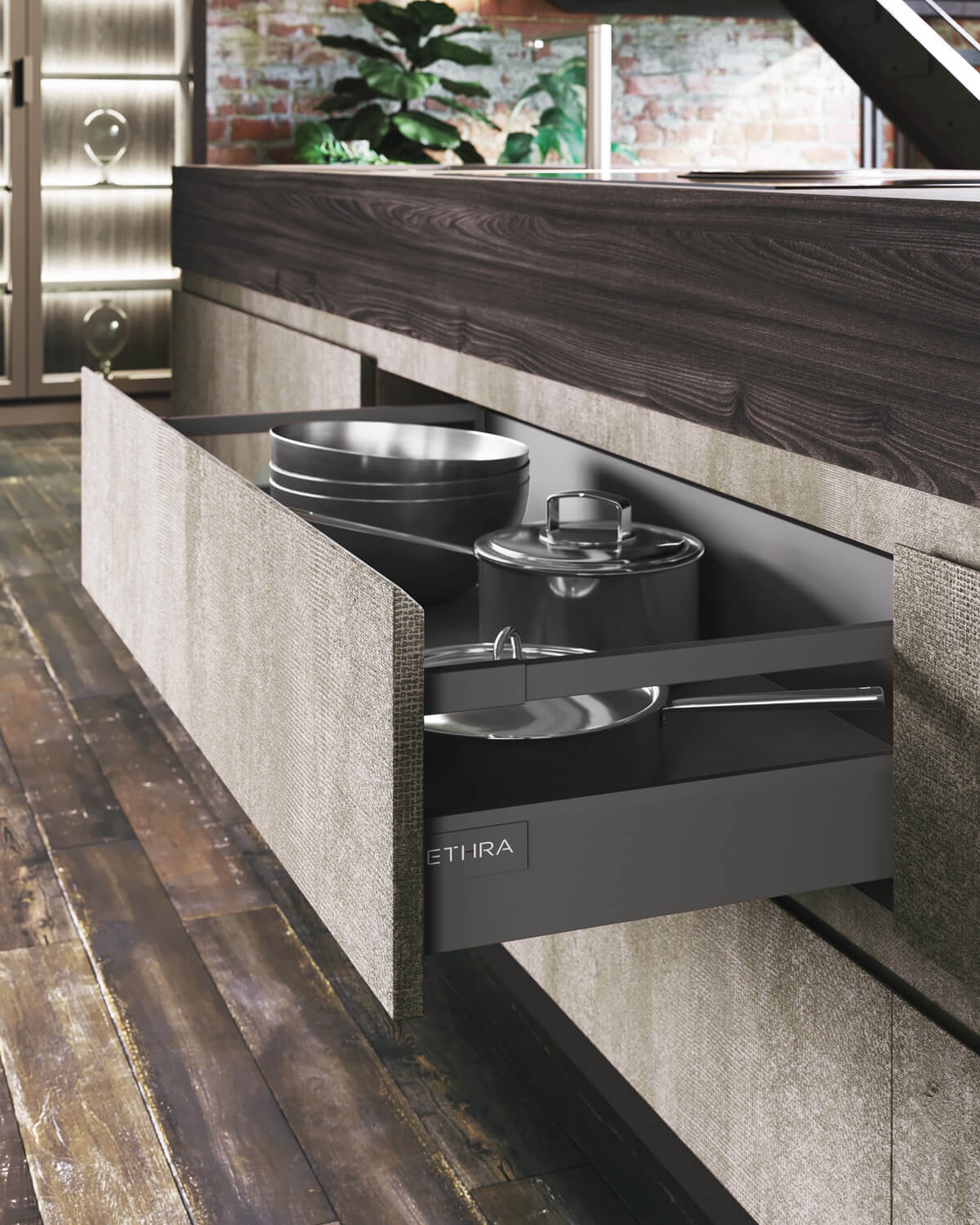 Ethra kitchens - Vetta kitchen detail